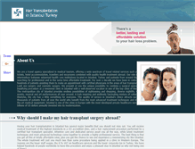Tablet Screenshot of hairtransplantinturkeyx.com